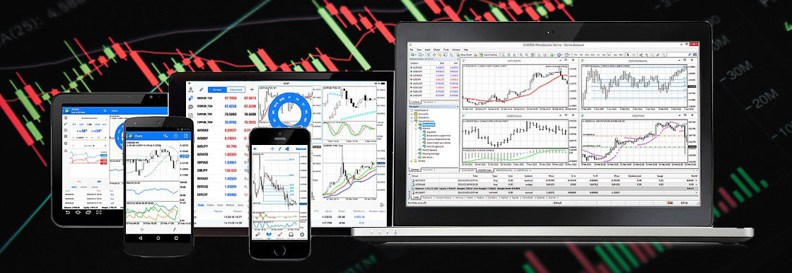 Trading System Automatici al lavoro su diversi dispositivi.