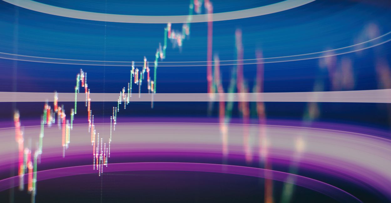 grafico di borsa a candele