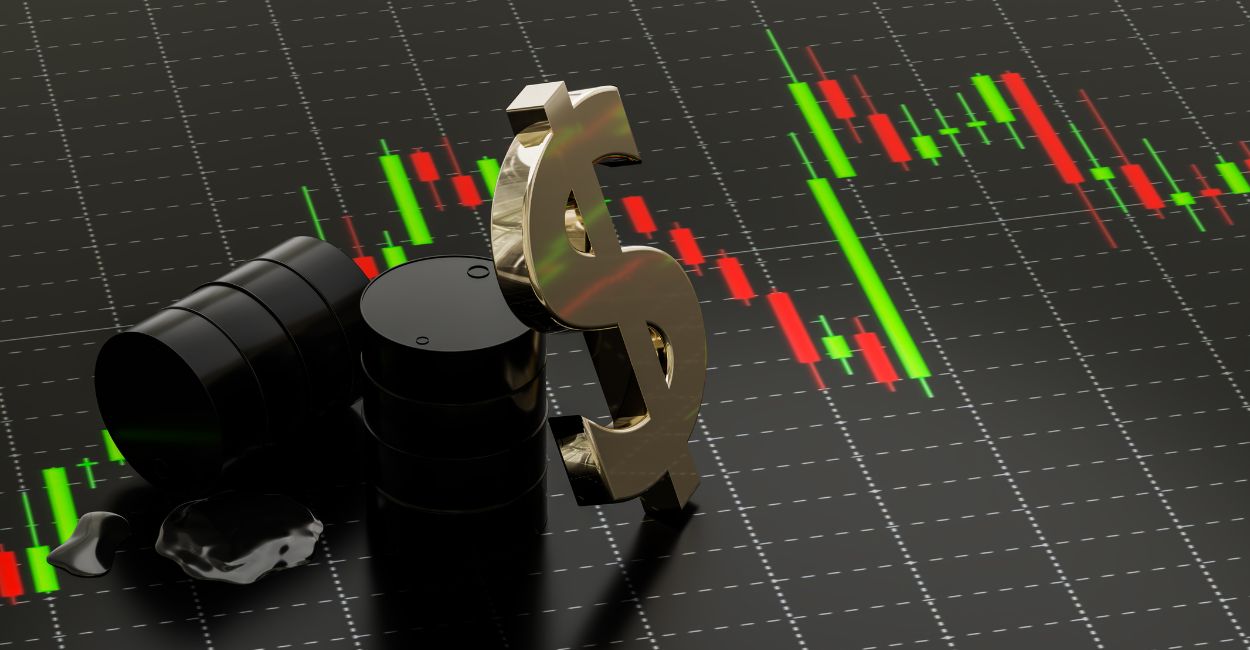 grafico trading petrolio e barili