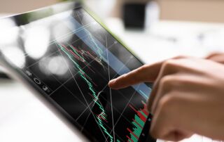 Grafico di un software di trading automatico