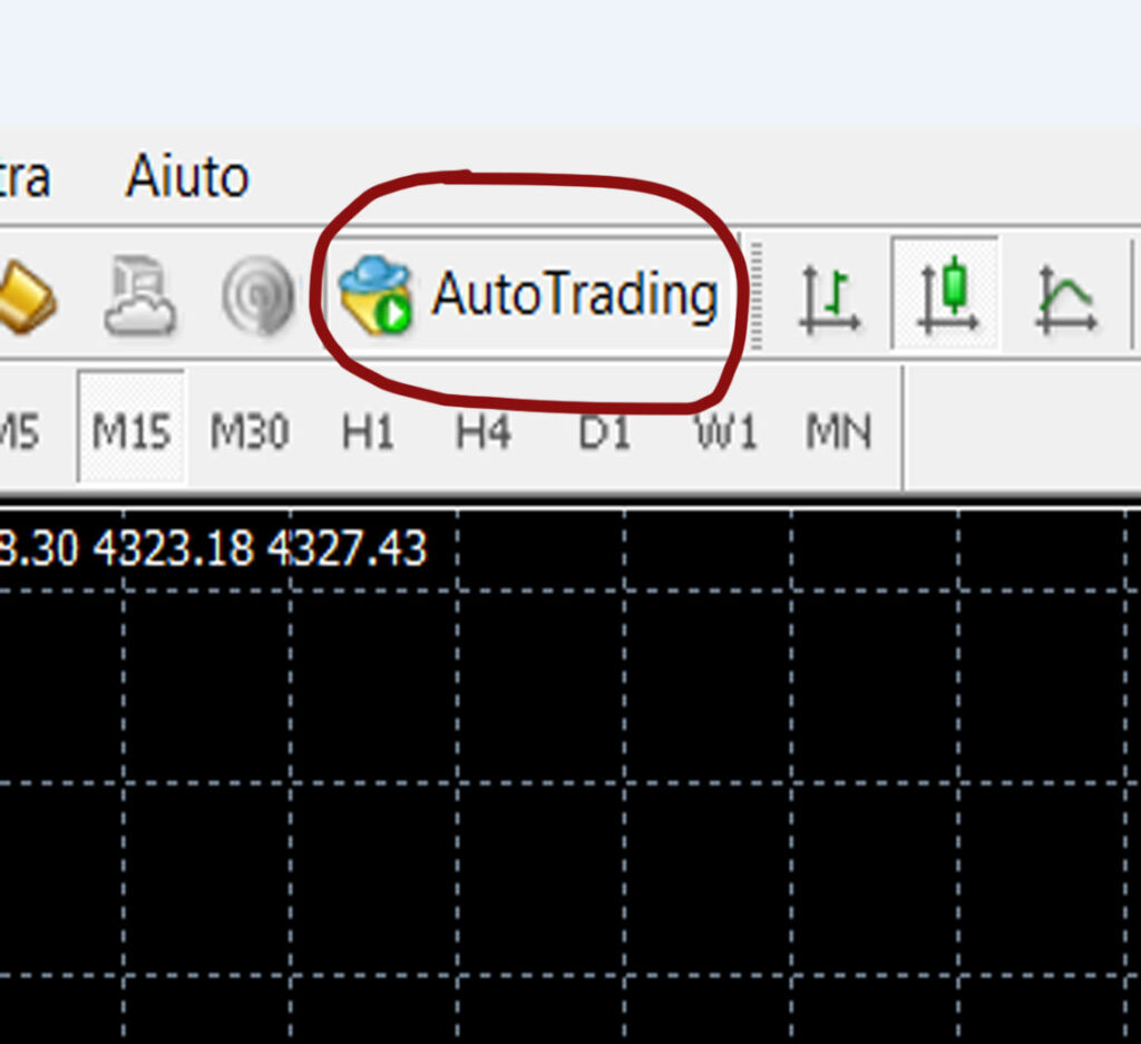 attivare l'autotrading su mt4