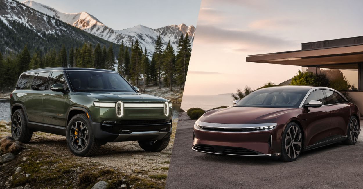 auto elettriche, Lucid vs Rivian