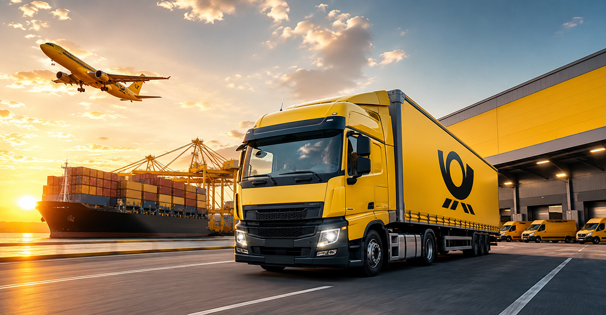 Deutsche-Post camion di Deutsche Post