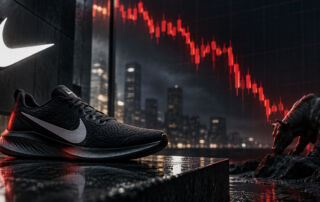 nike crollo in borsa