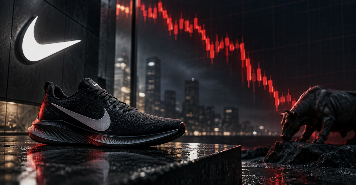 nike crollo in borsa